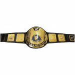 Big Eagle Championship Belt Scratch Logo Replica, Black Strap - Image 2