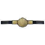Big Gold Heavyweight Wrestling Title Belts Replica  Diecast Black Strap - Image 4