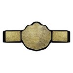 Big Gold Heavyweight Wrestling Title Belts Replica  Diecast Black Strap