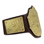 Brown Big Gold World Heavyweight Championship Title Belt Replica, - Image 2