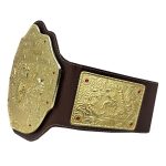 Brown Big Gold World Heavyweight Championship Title Belt Replica, - Image 3