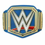 WWE Universal Championship Die Cast Belt Replica ,Blue&Red&Black Leather Strap
