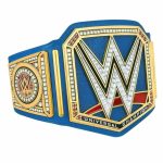 WWE Universal Championship Die Cast Belt Replica ,Blue&Red&Black Leather Strap - Image 2