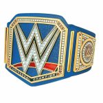 WWE Universal Championship Die Cast Belt Replica ,Blue&Red&Black Leather Strap - Image 3