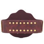 Big Gold Adult Replica Real Leather Dual Plate Wrestling Championship Belt Title Die Cast - Image 4