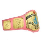 Pink Intercontinental Heavyweight Unisex Adult Wrestling Belt Replica – - Image 2