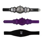 Undertaker 30-Year Signature Wrestling Title Belts Nickel Coated With Dust Bag Replica, - Image 5