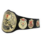 WF Smoking Skull Stone Cold Heavyweight Championship Belt Replica, - Image 3